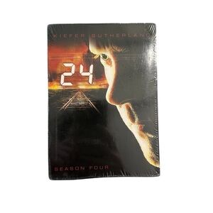 24 Season Four Kiefer Sutherland Plastic Sealed DVD 4-Disc 7 Episode Set NWT